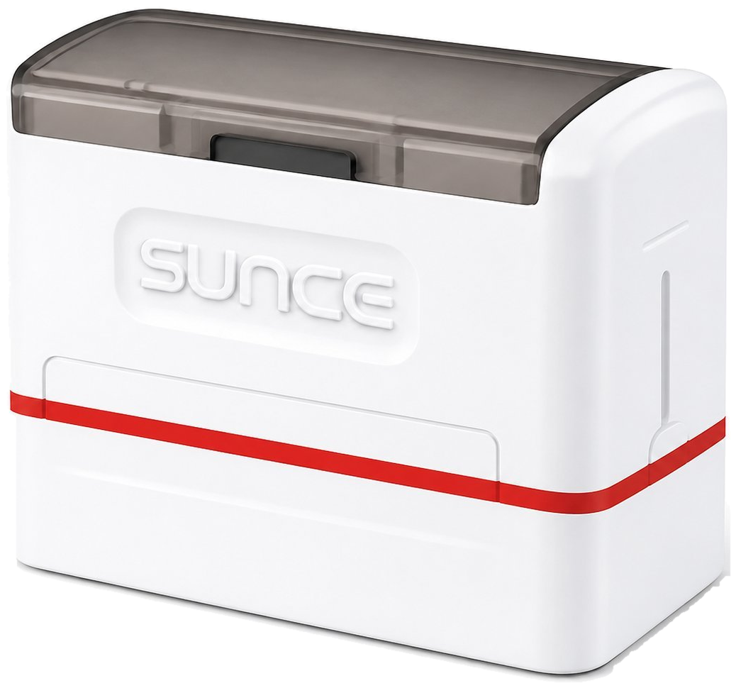 SUNCE self-inking stamp